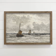 Load image into Gallery viewer, Fishing Boats - Framed Wall Art