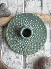Load image into Gallery viewer, Ceramic Candlestick -Blue or Sage