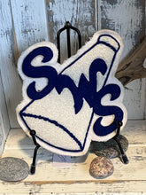 Load image into Gallery viewer, Vintage Megaphone Cheerleader Chenille Patch