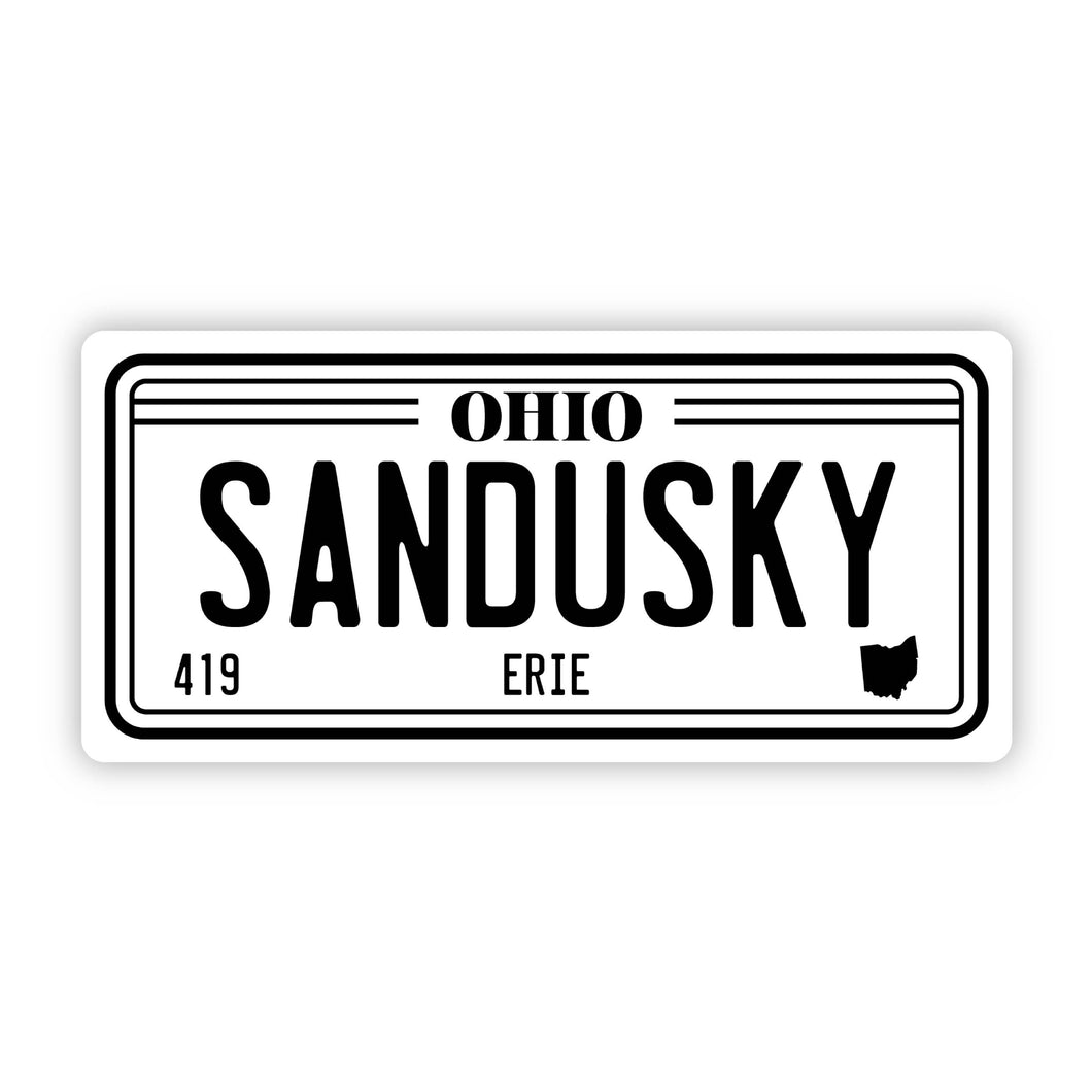 Sandusky Ohio 419 Sticker