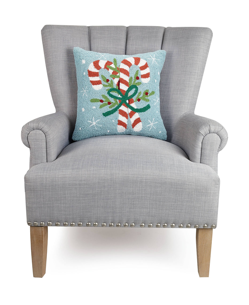 Candy Canes Hook Pillow