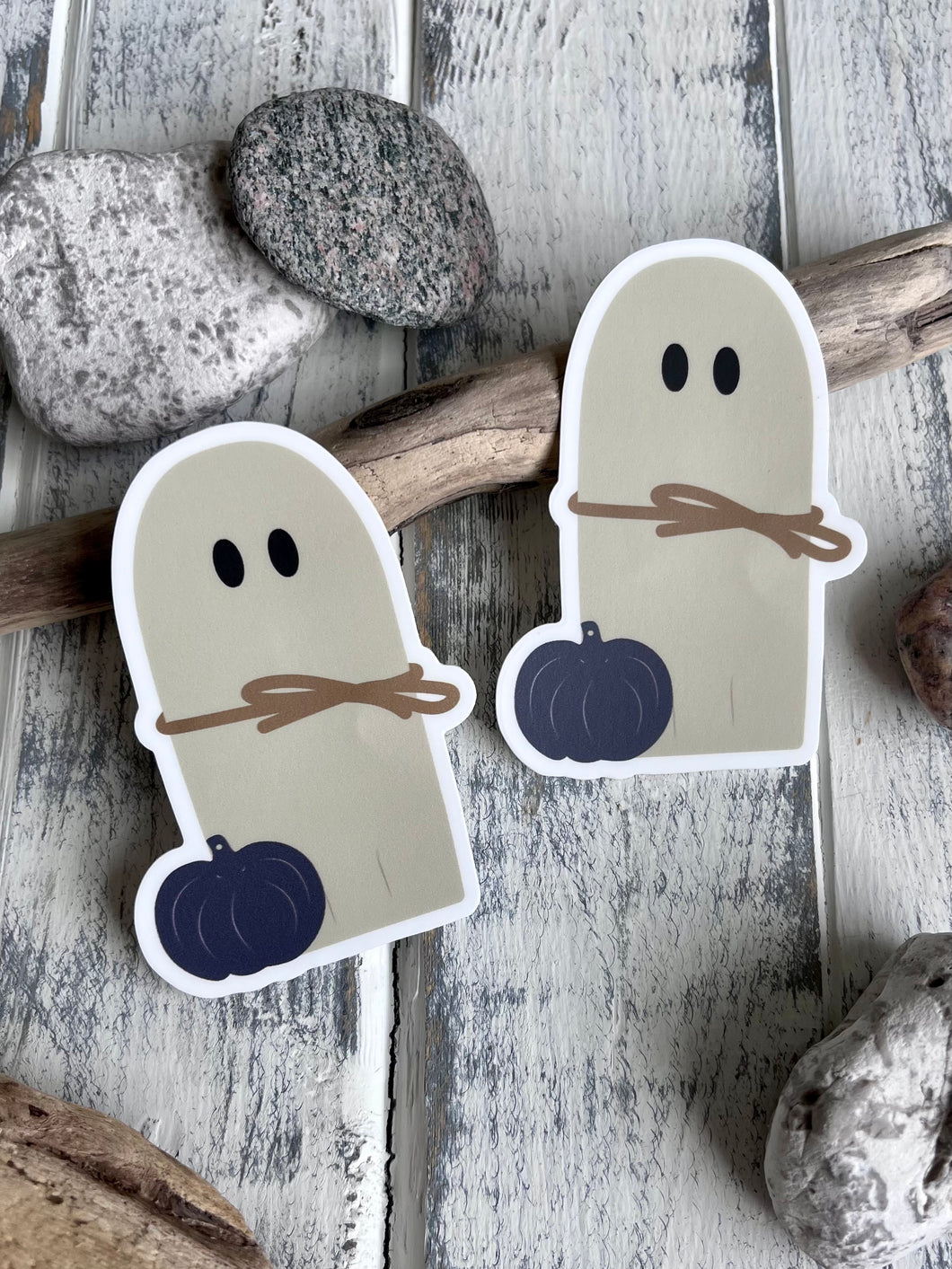 Coastie Ghostie sticker