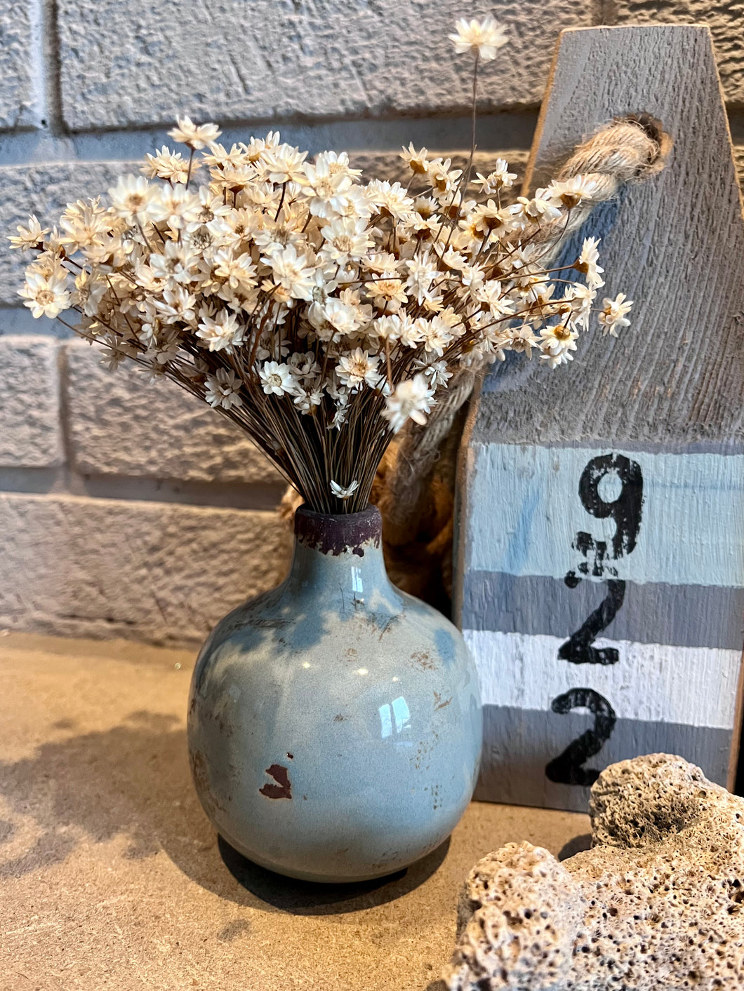 Coastal Blue Mini Bud Vase