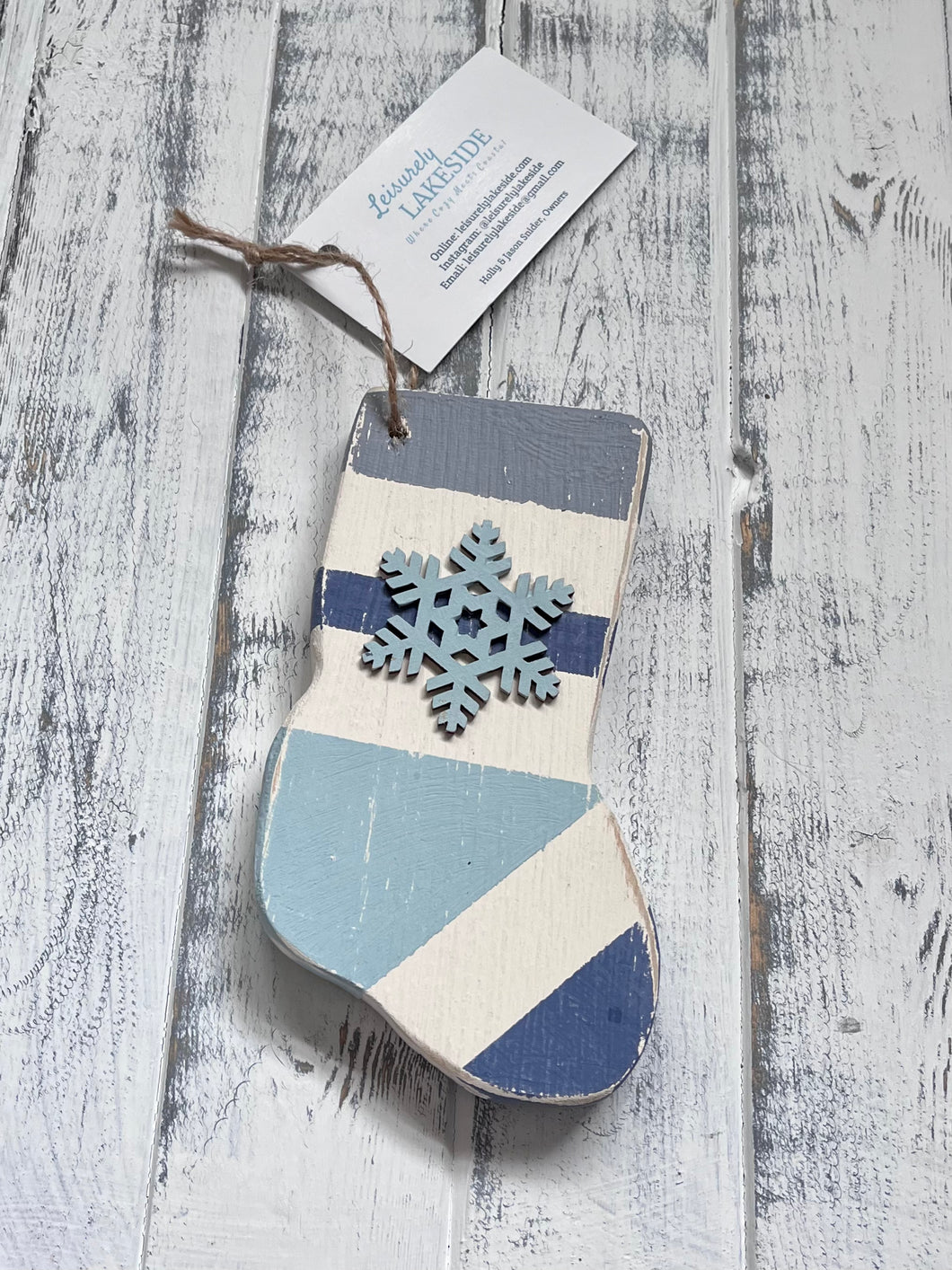 Rustic Stocking Ornament