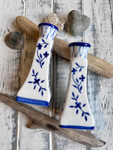 Load image into Gallery viewer, Blue Delft Square candleholders
