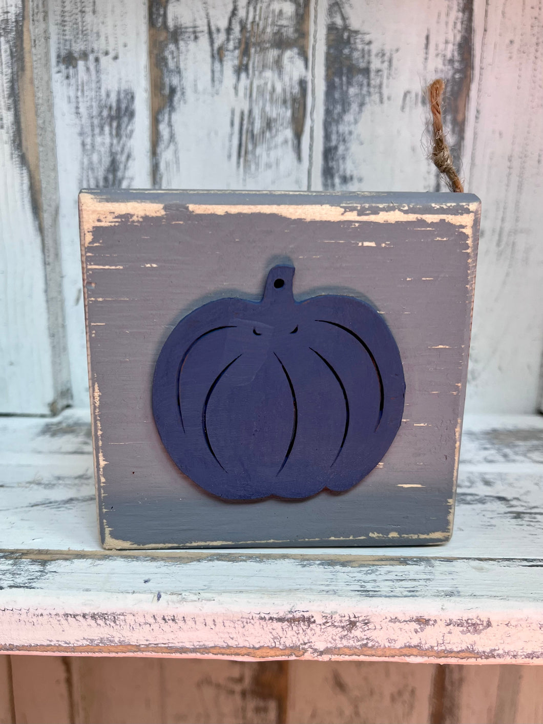 Rustic Pumpkin Block