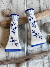 Load image into Gallery viewer, Blue Delft Square candleholders
