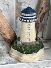 Load image into Gallery viewer, Lighthouse Cast Iron Doorstop
