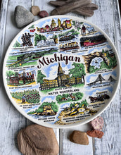 Load image into Gallery viewer, Vintage Michigan Souvenir Plate
