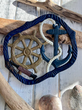 Load image into Gallery viewer, Anchor and Ships Wheel Trivet
