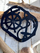 Load image into Gallery viewer, Anchor and Ships Wheel Trivet
