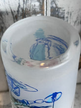 Load image into Gallery viewer, Vintage Frosted Michigan Water Wonderland Souvenir Tom Collins Glass
