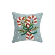 Load image into Gallery viewer, Candy Canes Hook Pillow
